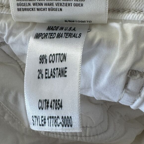 Citizens Of Humanity SZ 26 Harlow Ankle Slim Jeans Hi-Rise Stretch Floral Trim - Picture 13 of 13